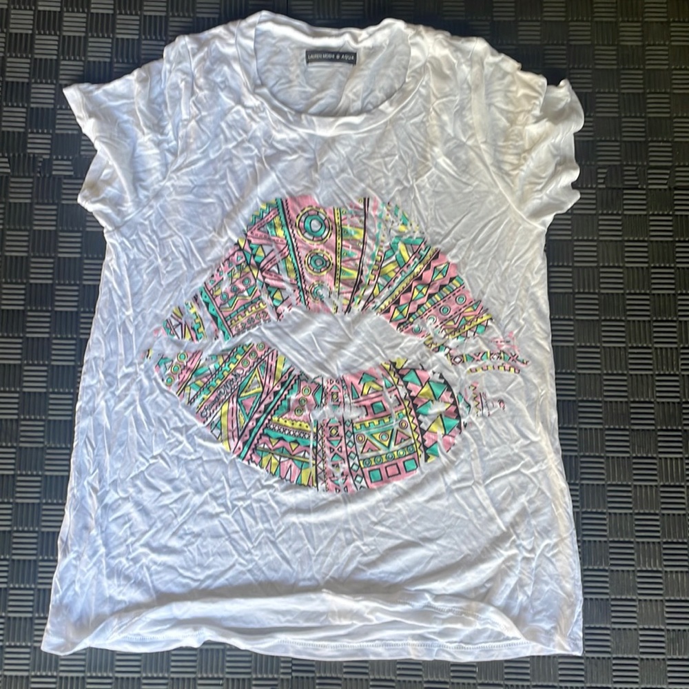 Lauren Moshi Aqua Tee